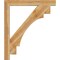 Ekena Millwork Merced Block Rough Sawn Bracket, Western Red Cedar, 4"W x 38"D x 44"H BKT04X38X44MRC05RWR - alternate 4